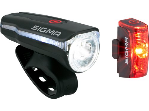 Sigma Aura 60 Frontlicht + Infinity Rücklicht LED Beleuchtungsset mit StVZO