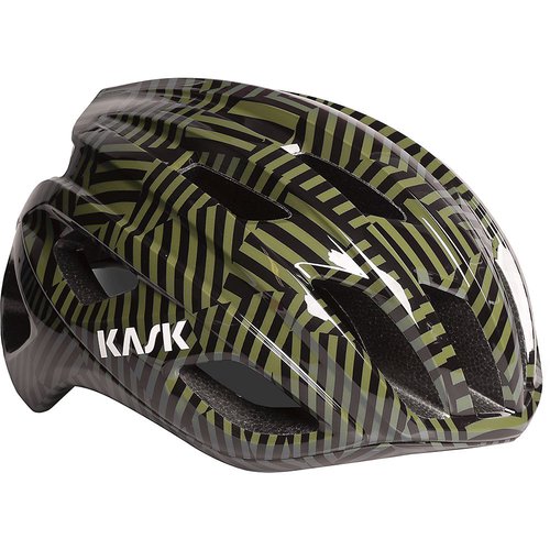 KASK Mojito3 Road Cycling Helmet Camo (WG11) 2022 - Black-Olive Green}  - M}