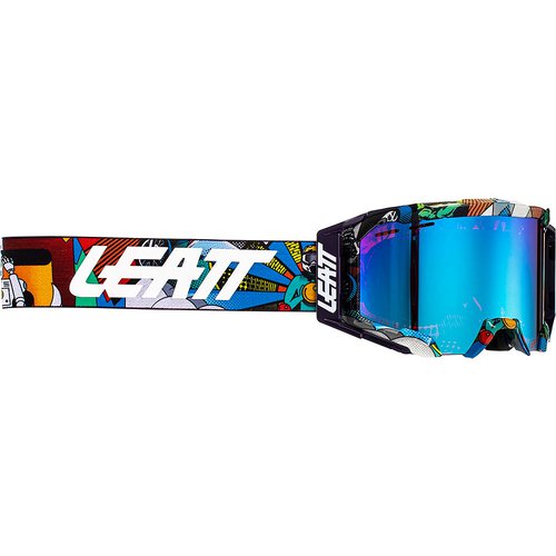 Leatt Velocity 5.0 MTB Iriz Goggles - Iriz Area 51 Blue UC}