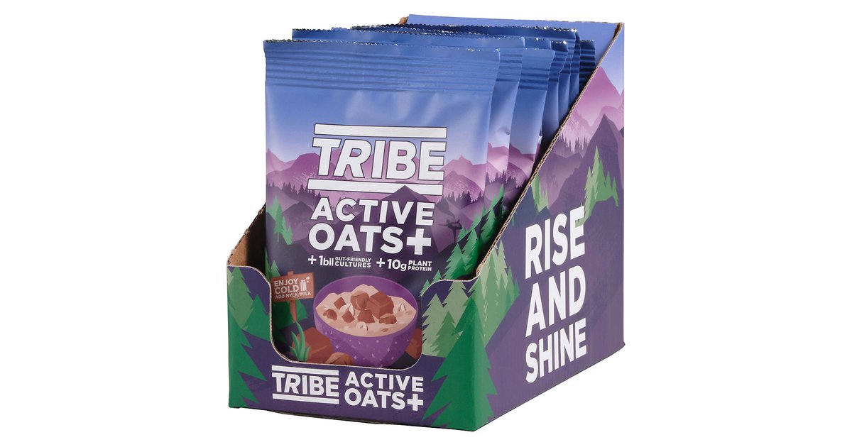 Tribe Active Oats Plus (8 x 60g)