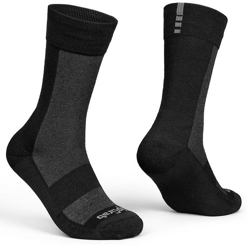 GripGrab Alpine Merino High Cut Winter Socks - Schwarz}  - S}