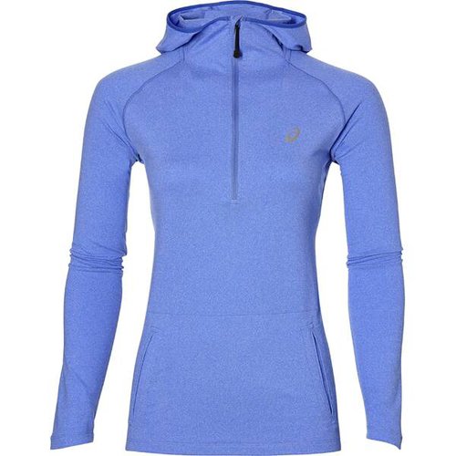 Asics Damen T-Shirt Damen Laufshirt / Sweatshirt LS Hoodie Langarm