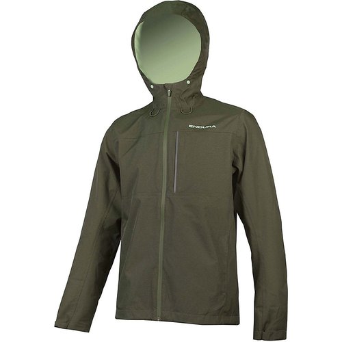 Endura Hummvee MTB Jacke (wasserdicht, mit Kapuze) - Bottle Green}  - M}