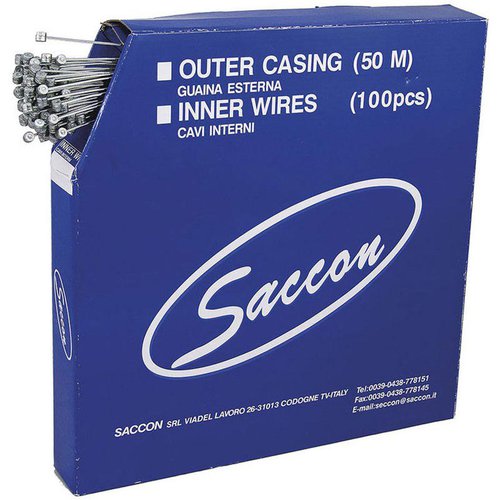 Saccon Mtb Cables Brake Stainless Steel Hammer 100 Units Brake Cable Blau 1.5 x 2300 mm