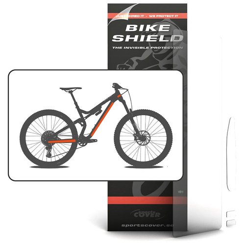 Bike Shield Rahmenschutz - Klar}  - 4 Piece Set