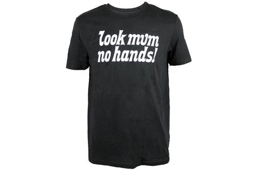 Look Mum No Hands! T-Shirt - schwarzweiß