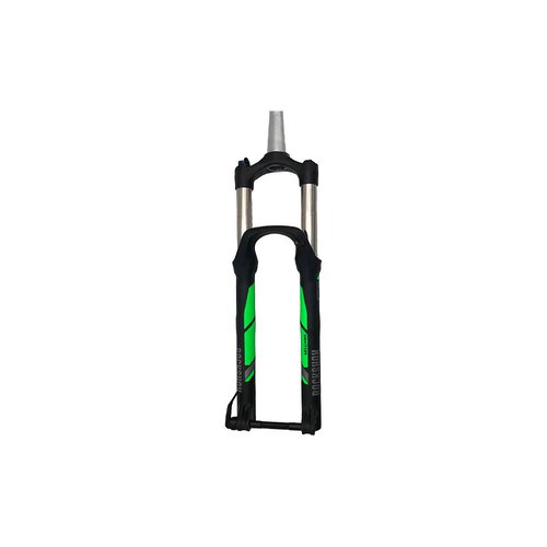 Rock Shox Sektor Silver TK Solo Air Fork - Schwarz - Grün}  - 140mm Travel