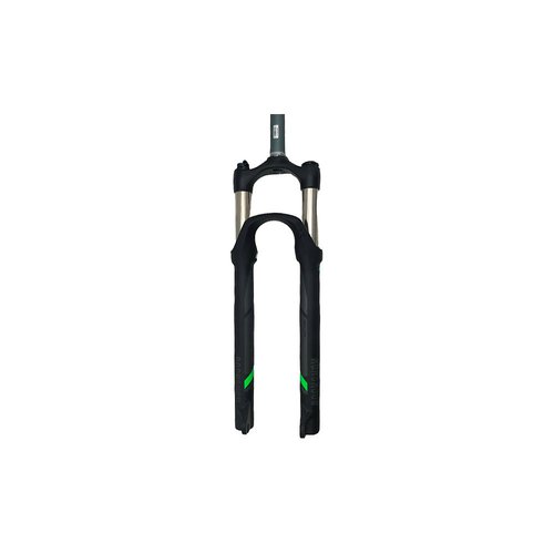 Rock Shox Recon Silver Coil Fork - Schwarz - Grün}  - 100mm Travel