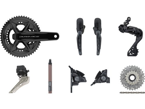 Shimano Dura-Ace Di2 R9250 Powermeter Gruppe 2x12 36-52 mit Scheibenbremse