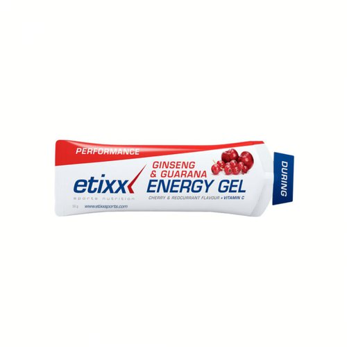 Etixx Ginseng & Guarana Energy Gel Rote Johannisbeere und Kirschgel 50 g