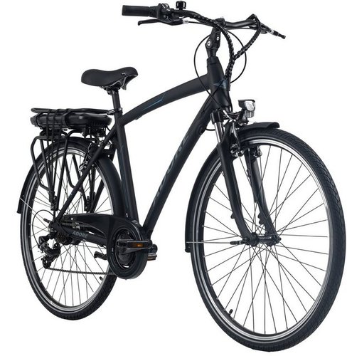 Adore E-Bike Versailles, 7 Gang Shimano Tourney Schaltwerk, Kettenschaltung, Heckmotor, 374,4 Wh Akku