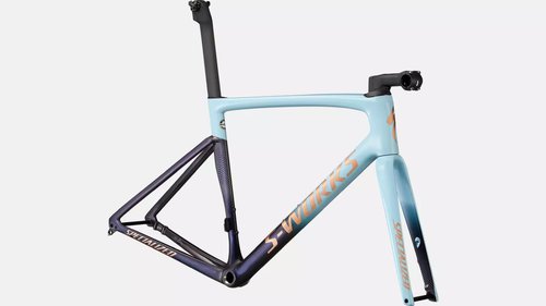 Specialized S-Works Tarmac SL7 Frameset Arctic Blue / Dusty Blue Fade / Satin Bronze Foil 2022