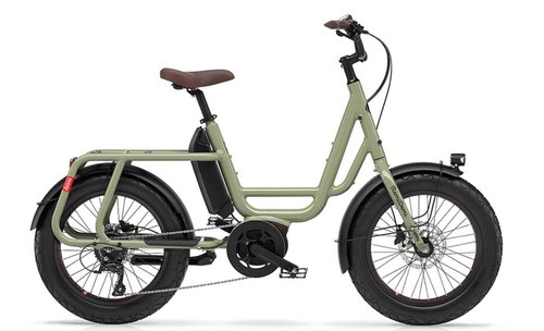 Benno Bikes Benno RemiDemi 9D - 20 Zoll 500Wh 9K Compact - Olive Green - 2023