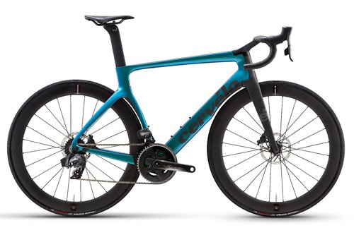 Cervelo Cervelo S5 Force ETAP AXS Disc (2021) - 28 Zoll 24K DIamant - blue chamäleon