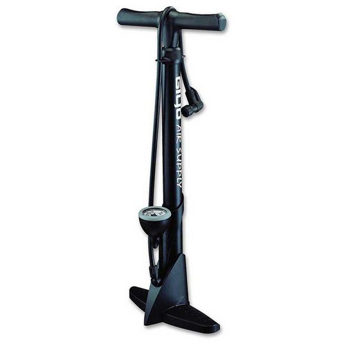 Giyo Workshop Floor Pump With Pressure Gauge Schwarz