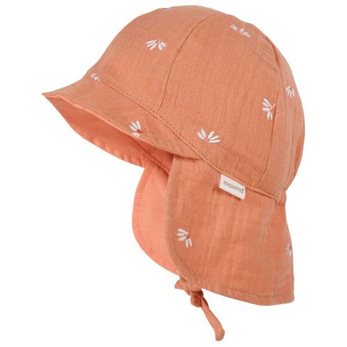 Maximo Baby's Schildmütze Nackenschutz Musselin Futter