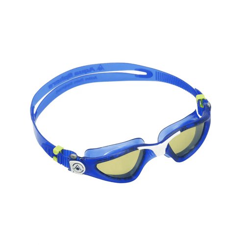 Aqua Sphere Kayenne Schwimmbrille Blau Weiß Polarisierte Gläser