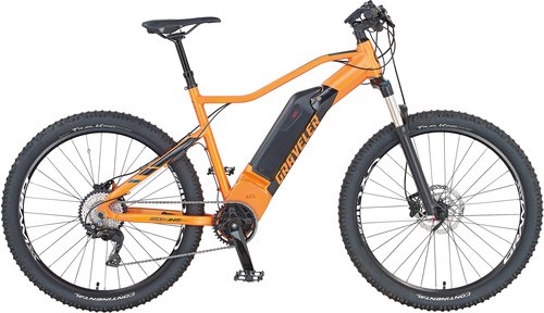 Prophete E-Bike "Graveler 22.ETM.30", 10 Gang, Shimano, Deore XT, Mittelmotor 250 W, Pedelec, Elektrofahrrad für Damen u. Herren, MTB, Mountainbike