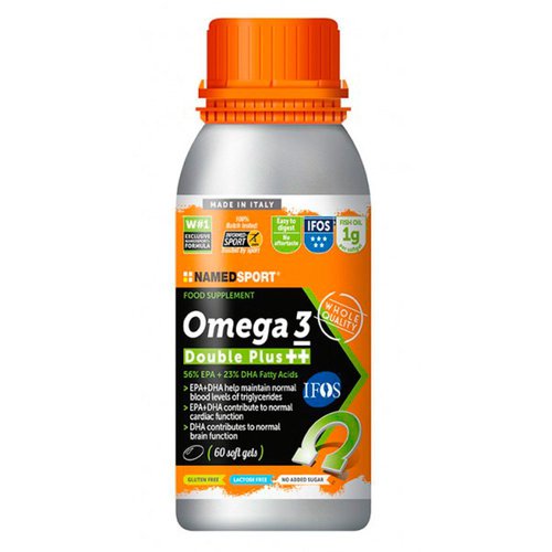 Named Sport Omega 3  60 Units Neutral Flavour Tablets Orange,Grau