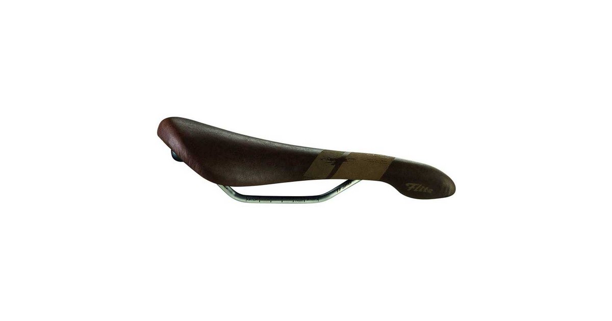 Selle vélo vintage Selle Italia FLITE RACER marron clair L1 - Partie cycle vélo sur La Bécanerie