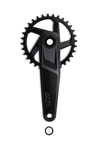 Acid MTB Pro 32T CL53mm E-Bike Fahrrad Kurbelgarnitur schwarz 175 mm