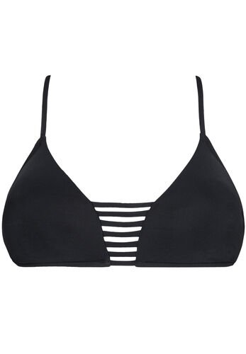 Seafolly Seafolly Bikini Oberteil, herausnehmbare Pads, Cut-Outs, kreuzende Träger, für Damen, schwarz, 34