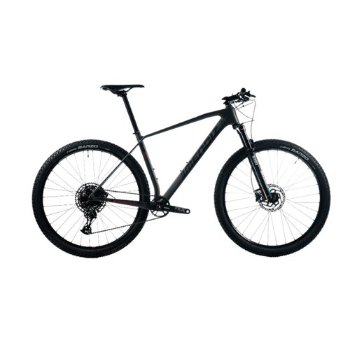 Mendiz X21 Grau Schwarz Fahrrad, Größe S/M