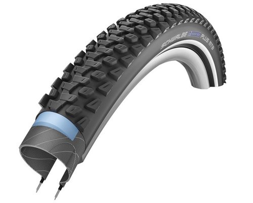 Schwalbe Marathon Plus MTB-Reifen 26 Zoll x 2.25 (57-559) | schwarz Reflex TwinSkin SmartGuard DualC