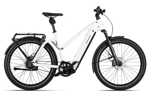 Riese und Müller Riese  Müller Charger4 Mixte GT vario - 27.5 Zoll 750Wh Enviolo Trapez - ceramic white - 2023