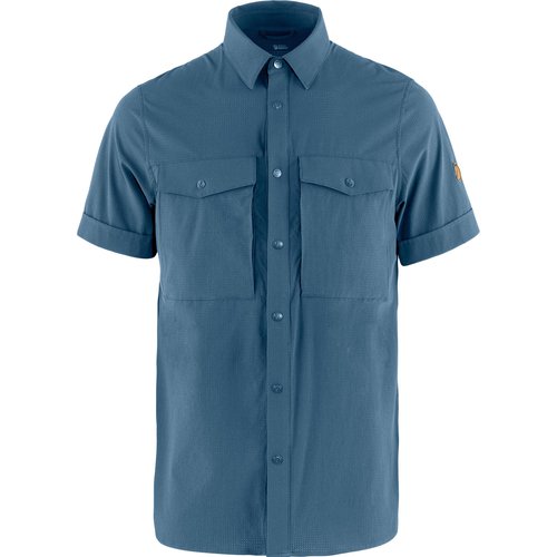 FJÄLLRÄVEN Fjällräven Abisko Trekking Shirt SS M - Uncle Blue - L