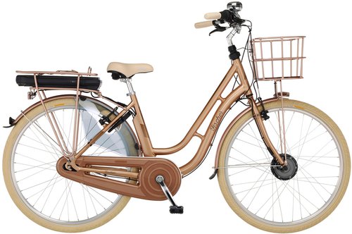 Fischer Fahrrad E-Bike "CITA RETRO 2.2 522", 7 Gang, Shimano, Nexus, Frontmotor 250 W, (mit Fahrradschloss), Pedelec, Elektrofahrrad für Damen u. Herren