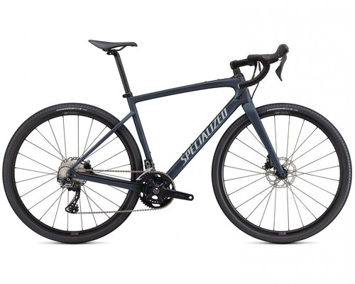 Specialized Diverge Sport Carbon - Gravel Bike 2021 | satin cast blue metallic-ice blue-chrome-clean - " 61 cm"