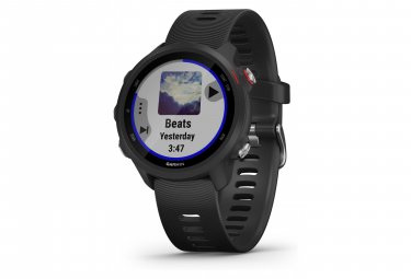 Garmin forerunner 245 music gps uhr schwarz mit silikonarmband schwarz
