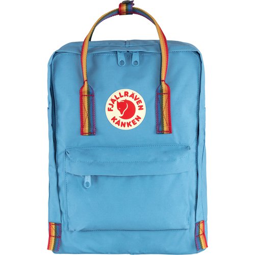 FJÄLLRÄVEN Fjällräven Kånken Rainbow - Air Blue-Rainbow Pattern - - Gr. 1 Size