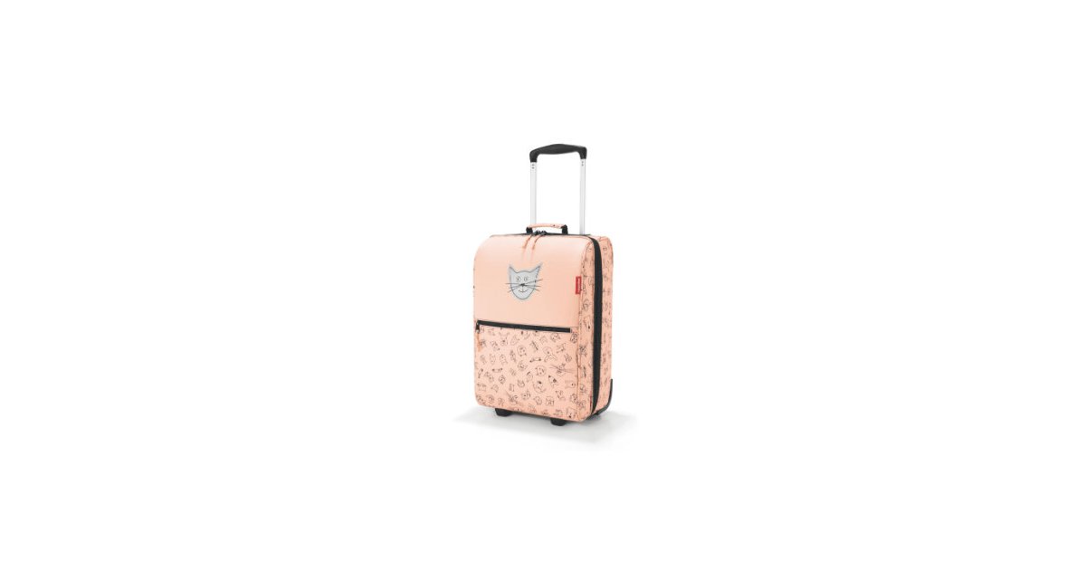 reisenthel trolley XS kids kinderbagage, licht en praktisch, Cats and dogs roze, 43 cm, kinderen