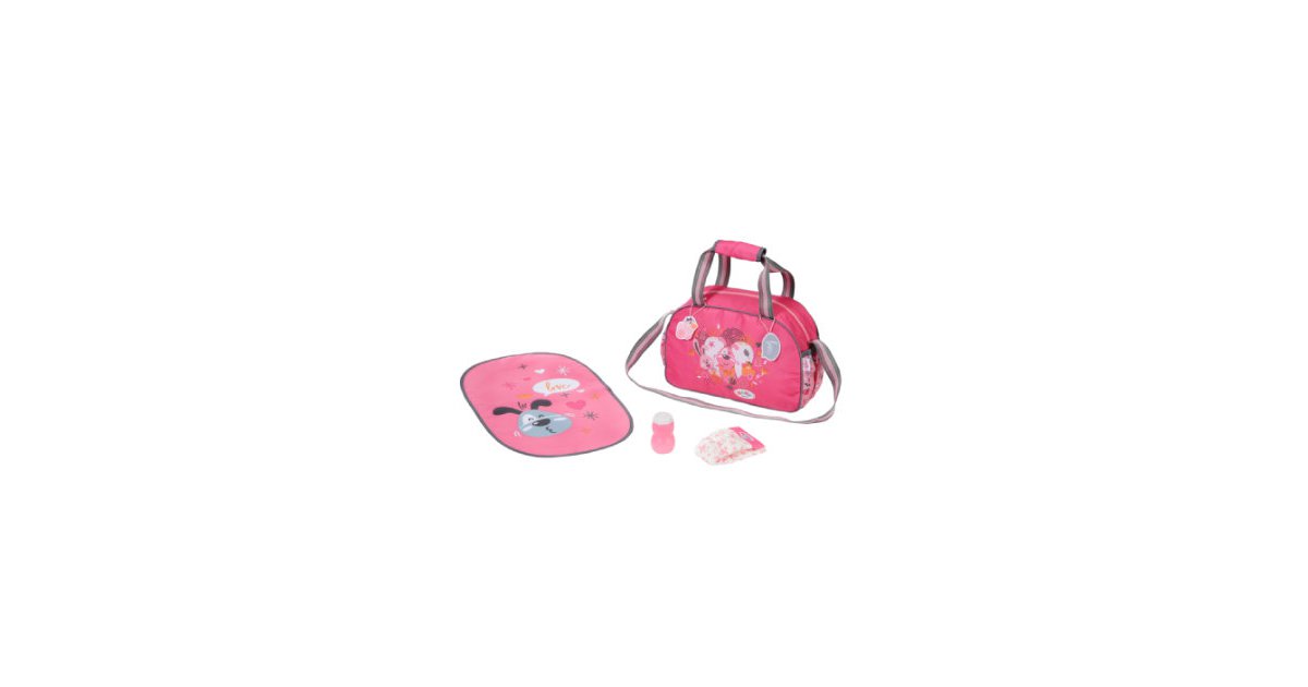 BABY Born Sac à Langer Fleuri - Pour Poupée Baby Born - Accessoire De Jeu Pour Enfants à Partir De 3 Ans - 10