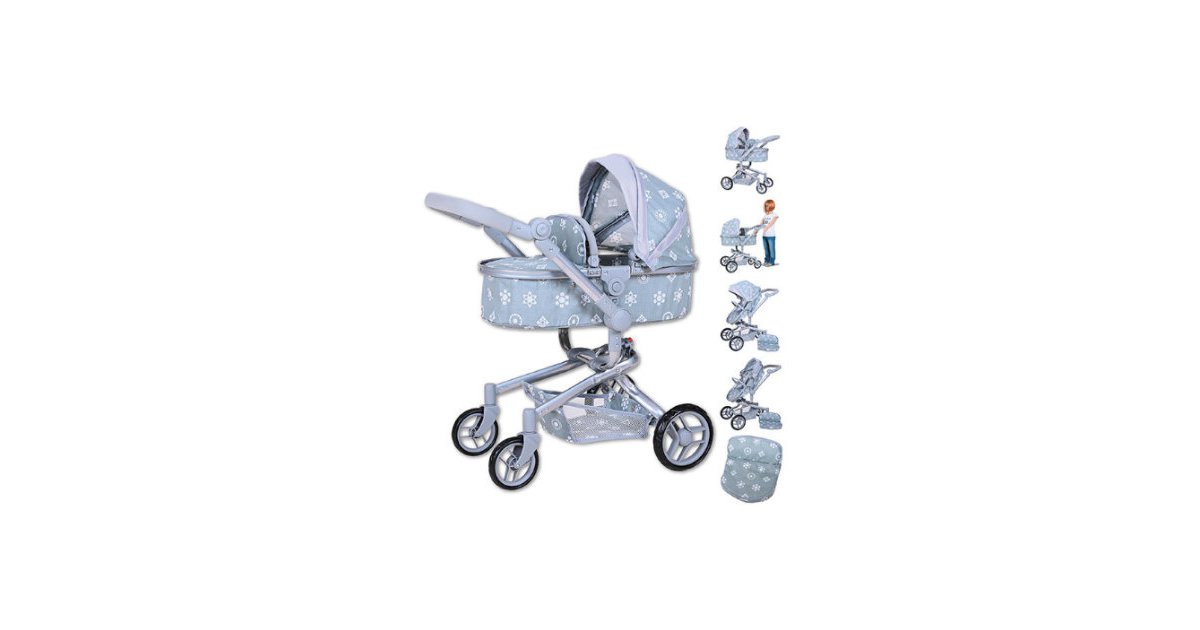  knorr® toys knorr toys® Puppenwagen Boonk royal grey Motiv 