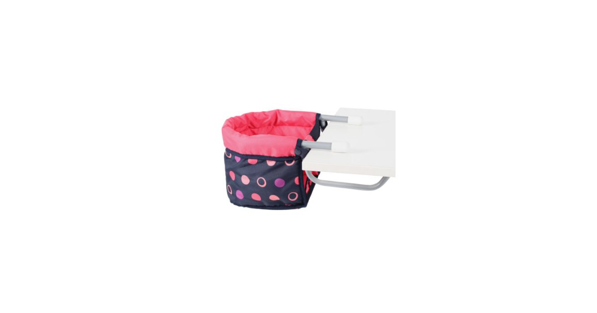 Bayer Chic Porte-poupée Rembourré – Bretelles Réglables, Pour Poupée Jusqu’à 55 Cm – Ventre Ou Dos – Design élégant – 33x25x2 Cm