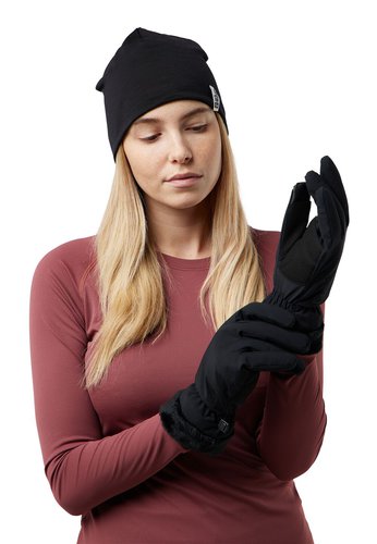 Jack Wolfskin Highloft Glove Women Winddichte Handschuhe Damen M black black