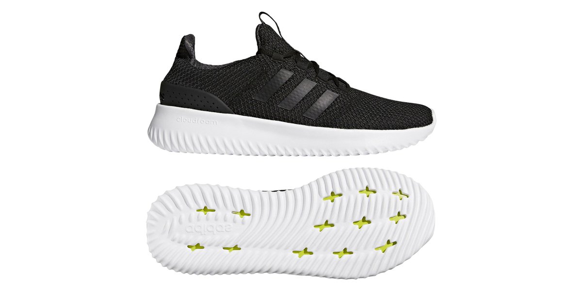 Adidas men's cloudfoam ultimate black best sale