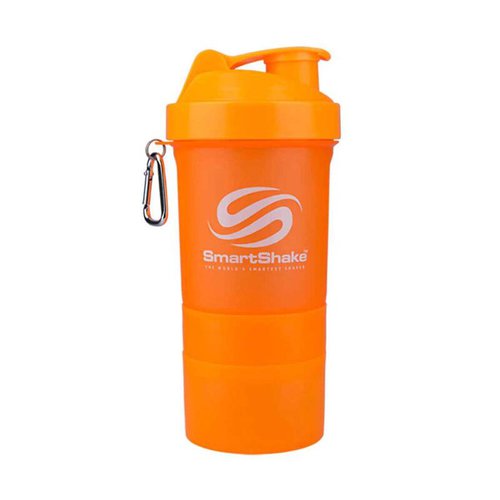 Fitnesskaufhaus SmartShake Original2Go Shaker 600ml Neon Orange