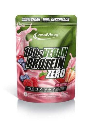 Ironmaxx 100 Vegan Protein Zero, 500g, Sunny Banana