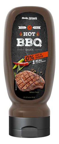 Body Attack Hot BBQ Sauce, 320ml