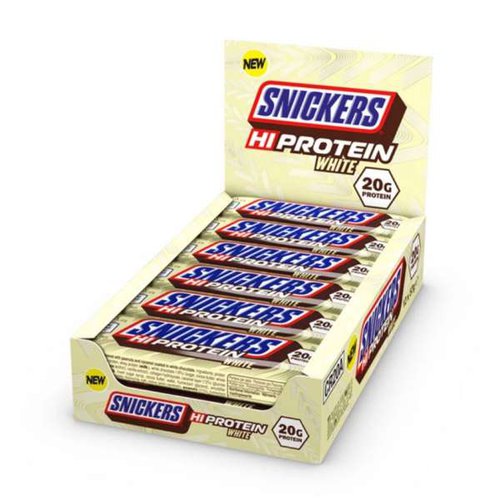 Mars Snickers White Chocolate Hi Protein Bar, 12 x 57g