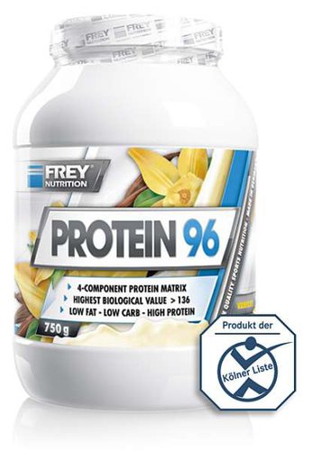 Frey Nutrition Protein 96, 750g, Erdbeer