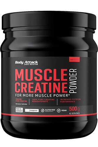 Body Attack Muscle Creatine Creapure, 500g