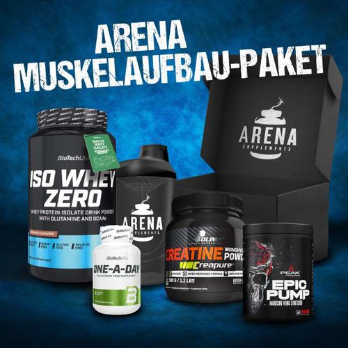 Arena Supplements Muskelaufbau Paket, Caffee Latte