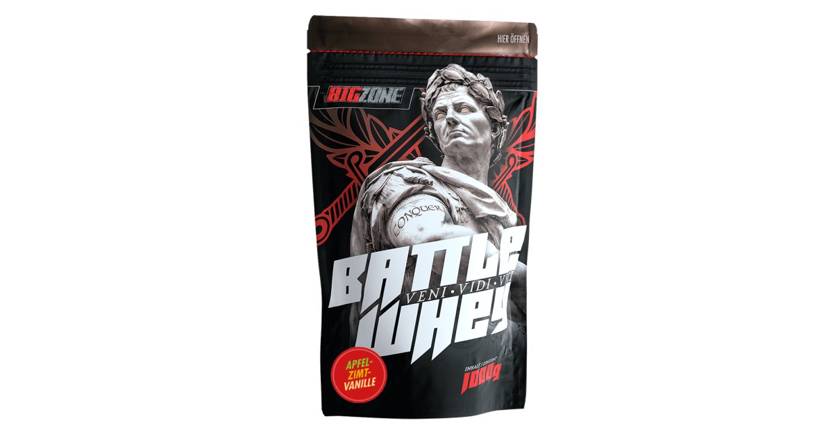 Big Zone Battle Whey, 1000g, Bananenmilch