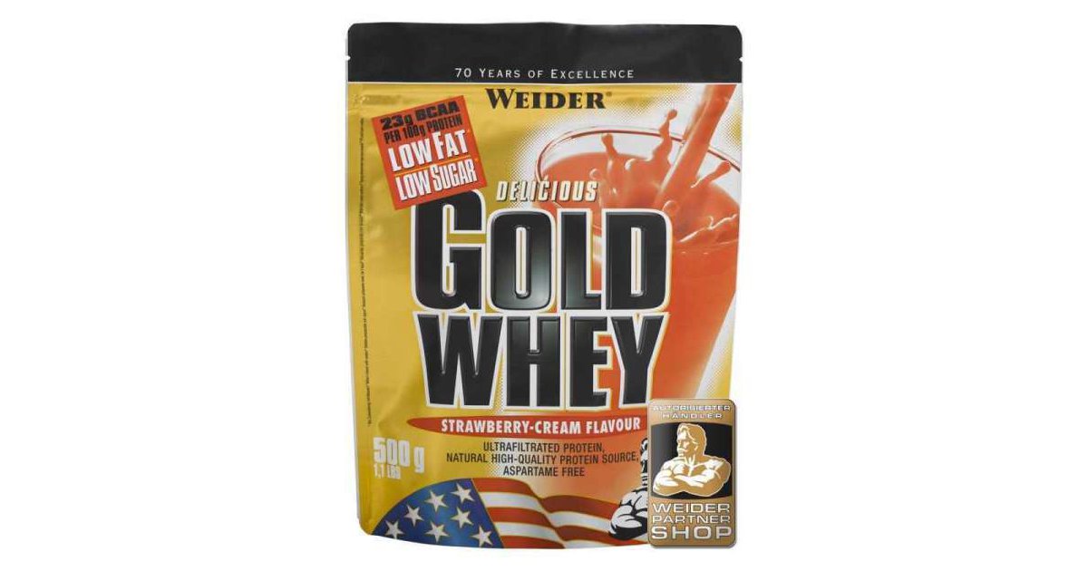 Weider Germany Gmbh Weider Gold Whey Protein, 500g, Milchschokolade