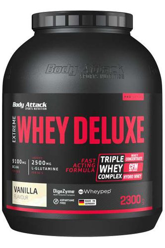 Body Attack Extreme Whey Deluxe, 2300g, Banana Cream